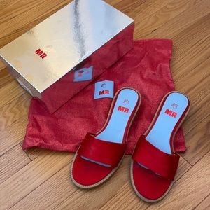 Man Repeller Satin Slides